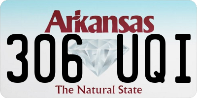 AR license plate 306UQI