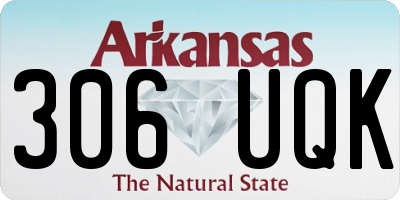 AR license plate 306UQK