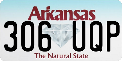 AR license plate 306UQP