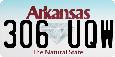 AR license plate 306UQW