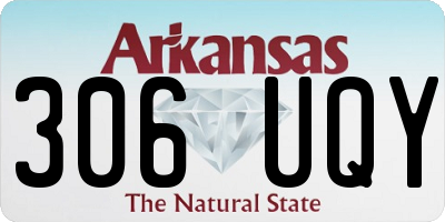 AR license plate 306UQY