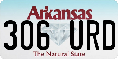 AR license plate 306URD
