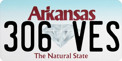 AR license plate 306VES