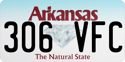 AR license plate 306VFC