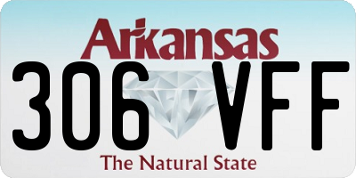 AR license plate 306VFF