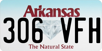 AR license plate 306VFH