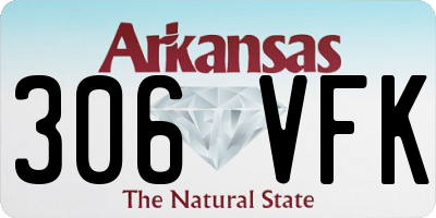 AR license plate 306VFK