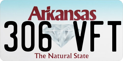 AR license plate 306VFT