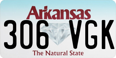 AR license plate 306VGK