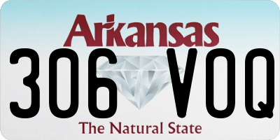 AR license plate 306VOQ