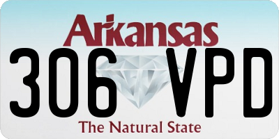 AR license plate 306VPD