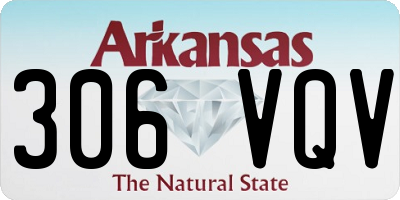 AR license plate 306VQV