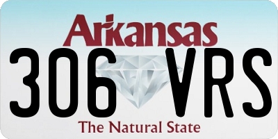 AR license plate 306VRS