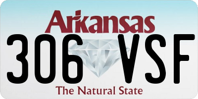 AR license plate 306VSF