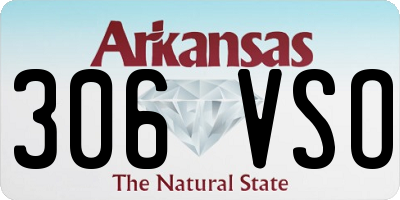 AR license plate 306VSO