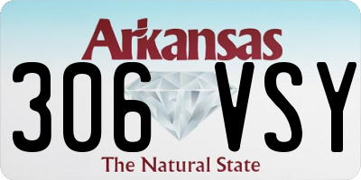 AR license plate 306VSY