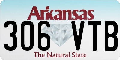 AR license plate 306VTB