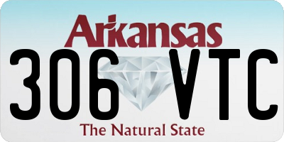 AR license plate 306VTC