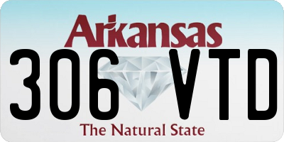 AR license plate 306VTD
