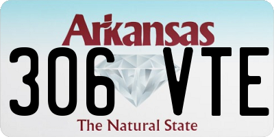 AR license plate 306VTE