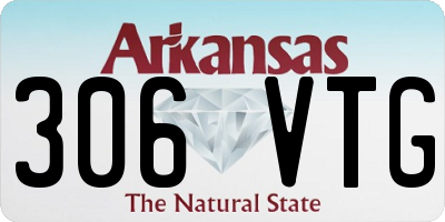 AR license plate 306VTG