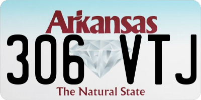 AR license plate 306VTJ