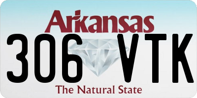 AR license plate 306VTK
