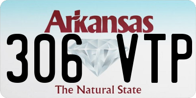 AR license plate 306VTP