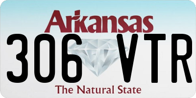 AR license plate 306VTR