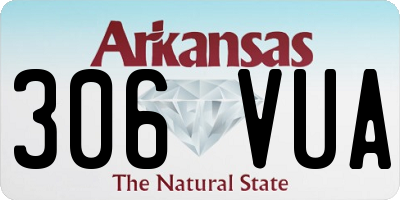 AR license plate 306VUA