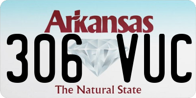 AR license plate 306VUC