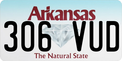 AR license plate 306VUD