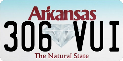 AR license plate 306VUI
