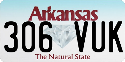 AR license plate 306VUK