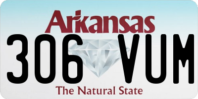 AR license plate 306VUM