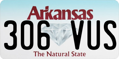 AR license plate 306VUS