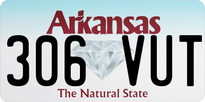 AR license plate 306VUT