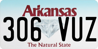 AR license plate 306VUZ