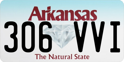 AR license plate 306VVI