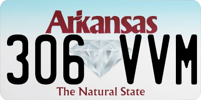 AR license plate 306VVM