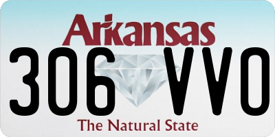 AR license plate 306VVO