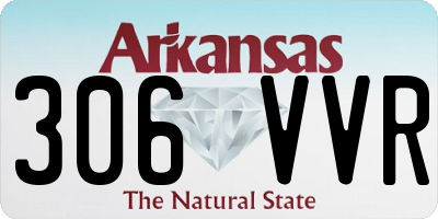AR license plate 306VVR