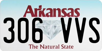 AR license plate 306VVS