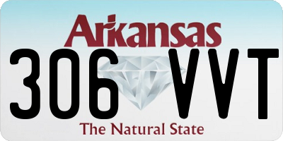 AR license plate 306VVT
