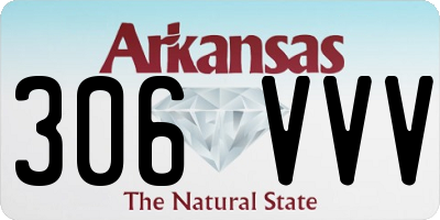 AR license plate 306VVV
