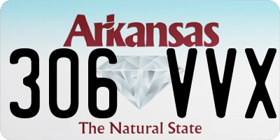AR license plate 306VVX