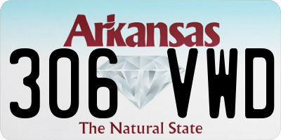 AR license plate 306VWD