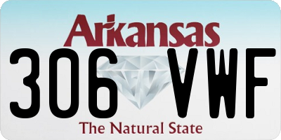 AR license plate 306VWF