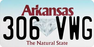 AR license plate 306VWG