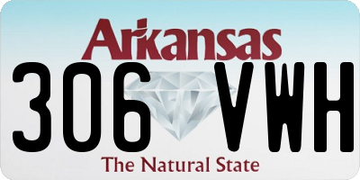 AR license plate 306VWH